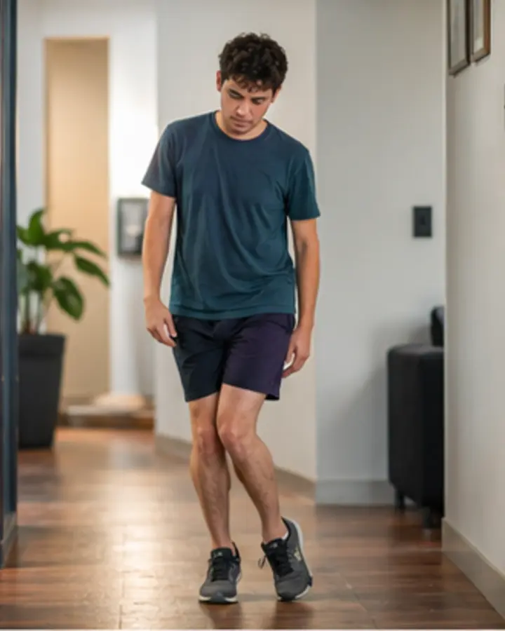 Person experiencing symptoms related to Cerebral palsy