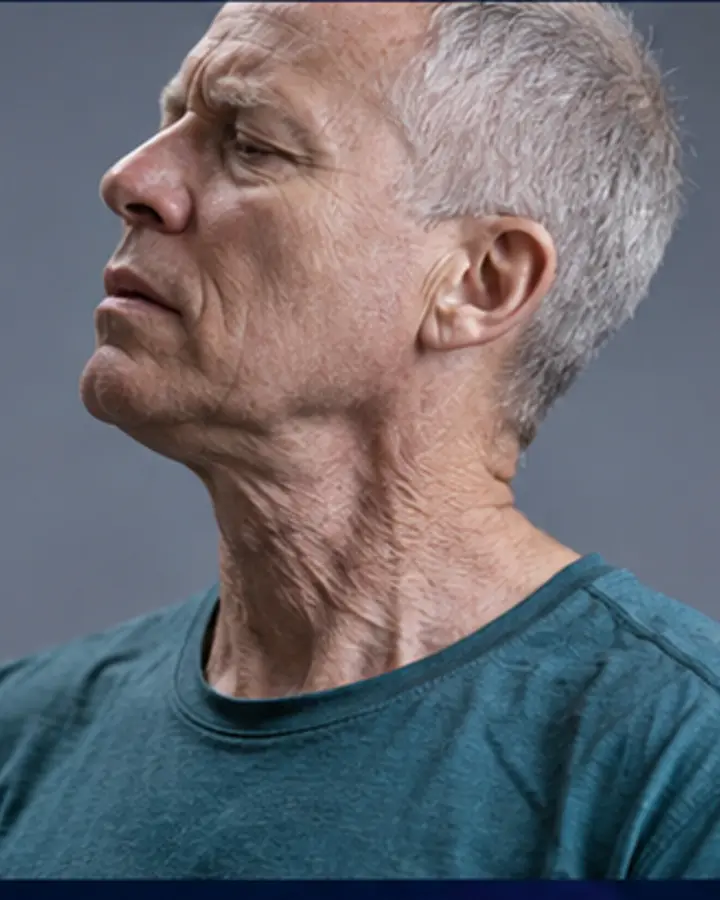 Person experiencing symptoms related to Cervical spondylosis