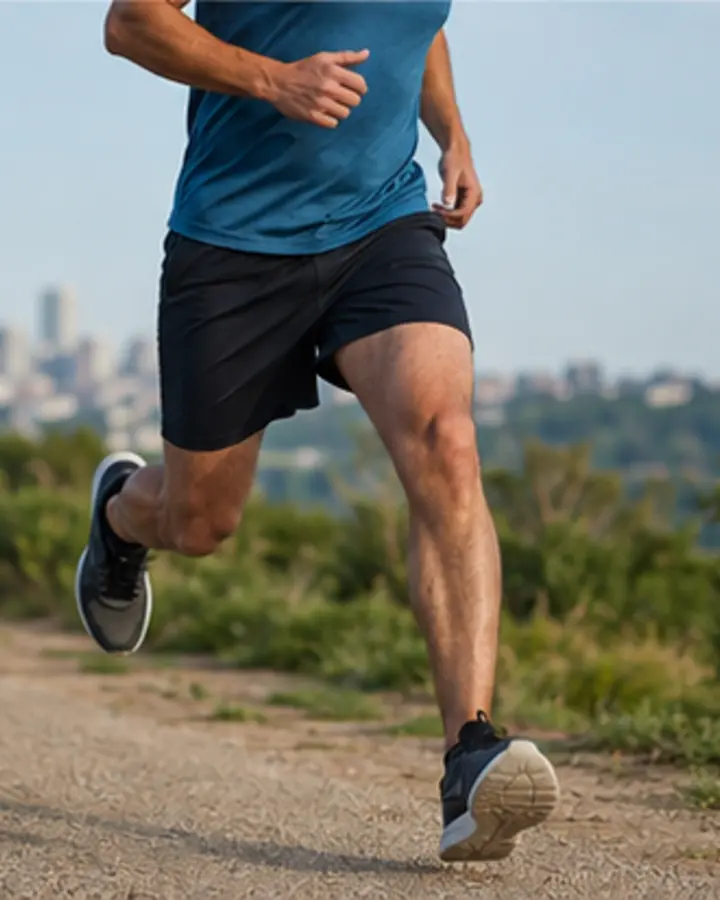 Person experiencing symptoms related to Hip pain in runners
