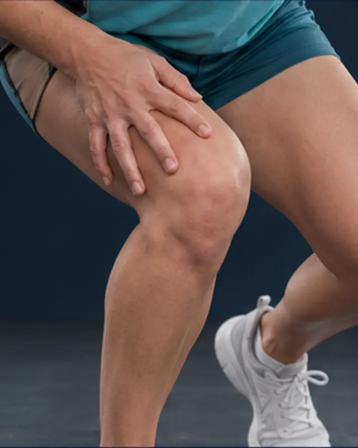 Person experiencing symptoms related to Meniscus injury