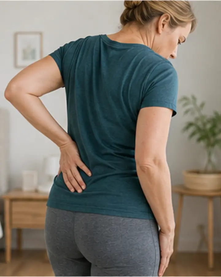 Person experiencing symptoms related to Pelvic girdle pain