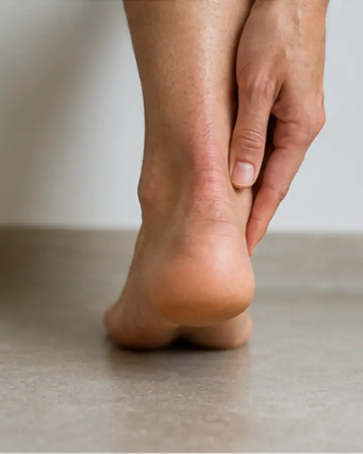 Person experiencing symptoms related to Posterior ankle impingement