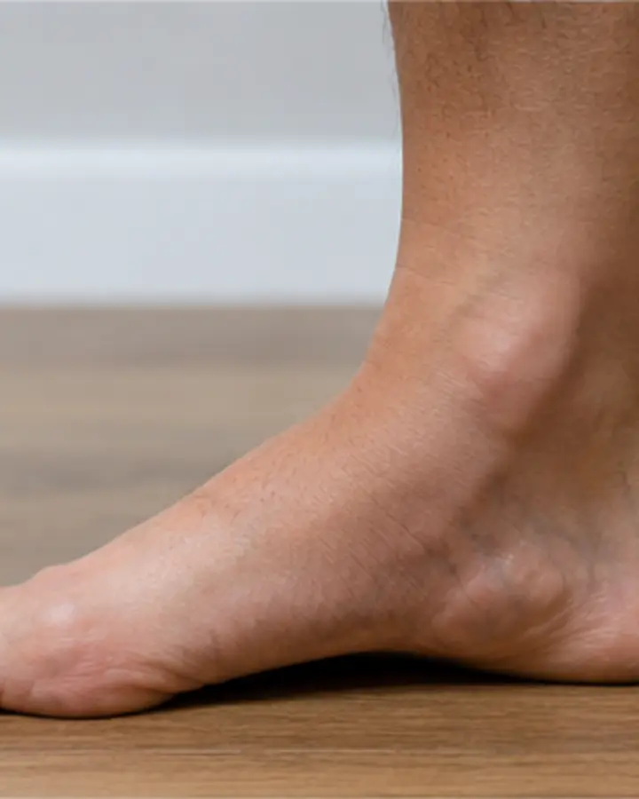Person experiencing symptoms related to Tibialis posterior tendinopathy